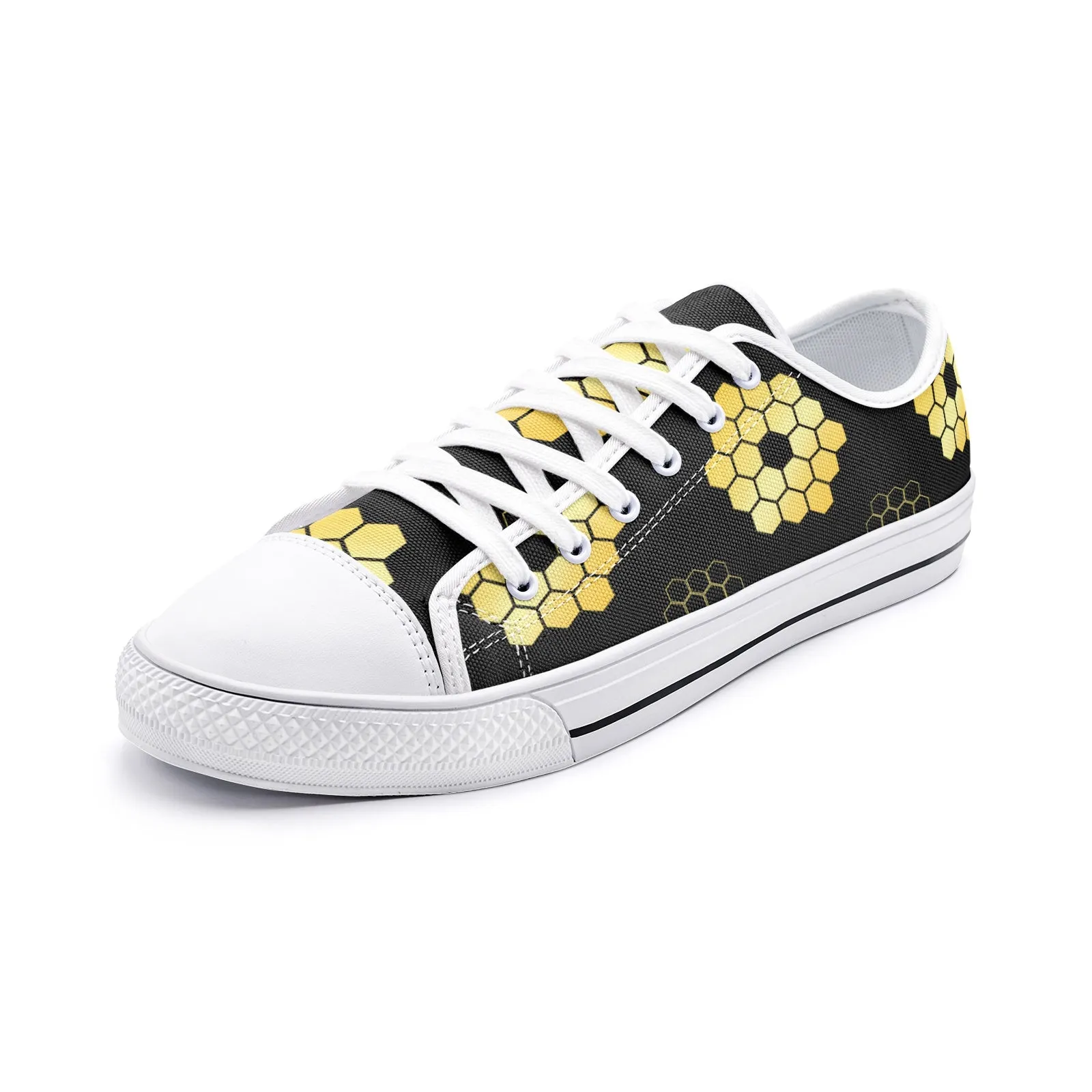 Space Telescope Unisex Low Top Canvas Shoes