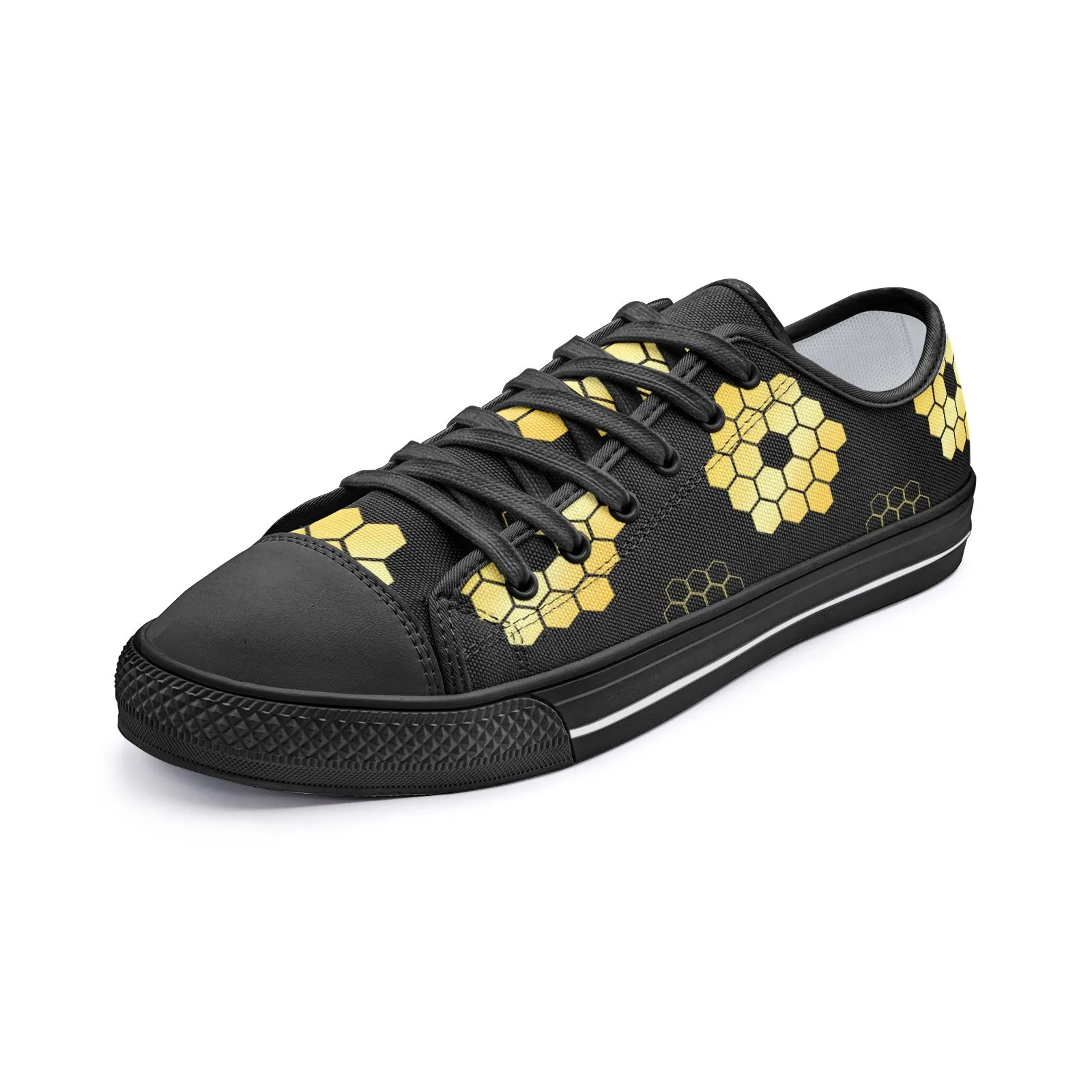 Space Telescope Unisex Low Top Canvas Shoes