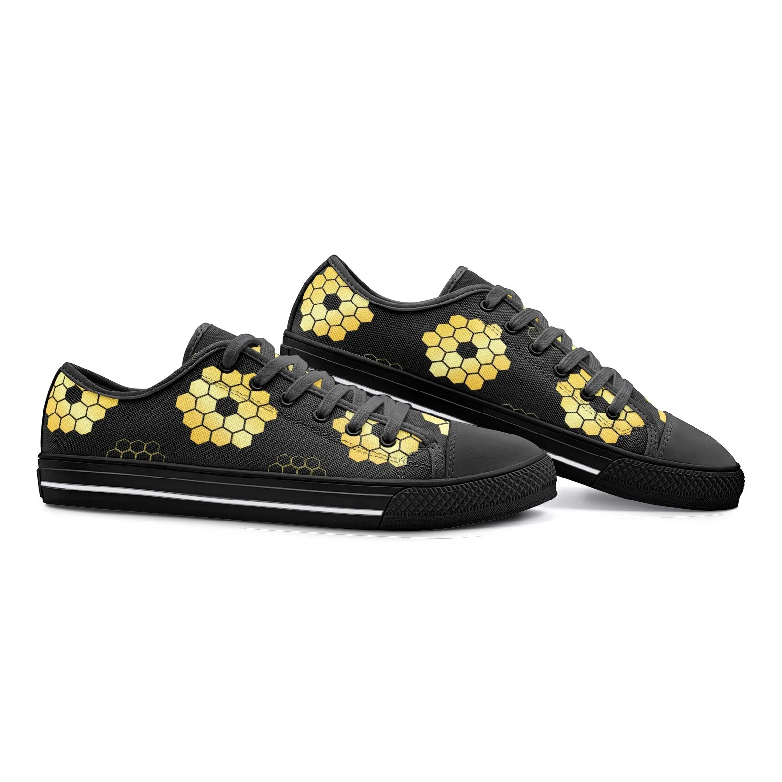 Space Telescope Unisex Low Top Canvas Shoes