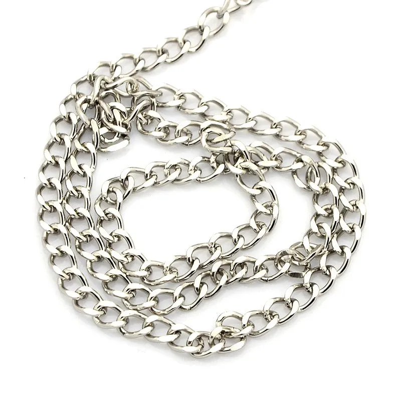 Stainless Twist Chain, 316 Grade, 4.5x1mm, Open Links, 25 Meters, #1924