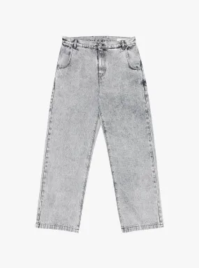 Straight Cut Jeans Acid Wash