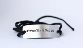 Strength & Peace Wrap Bracelet