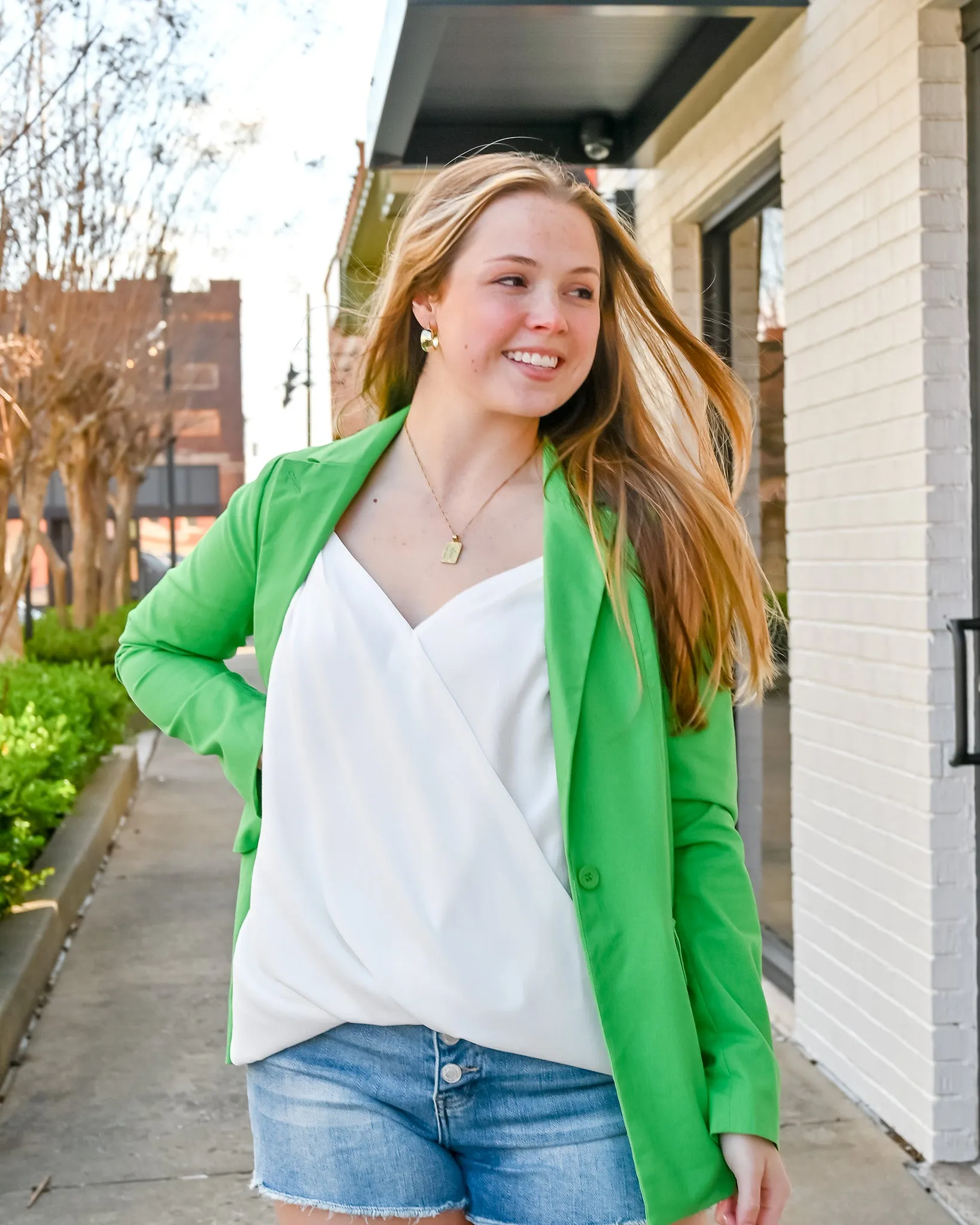 Striking Sleeveless Wrap Top