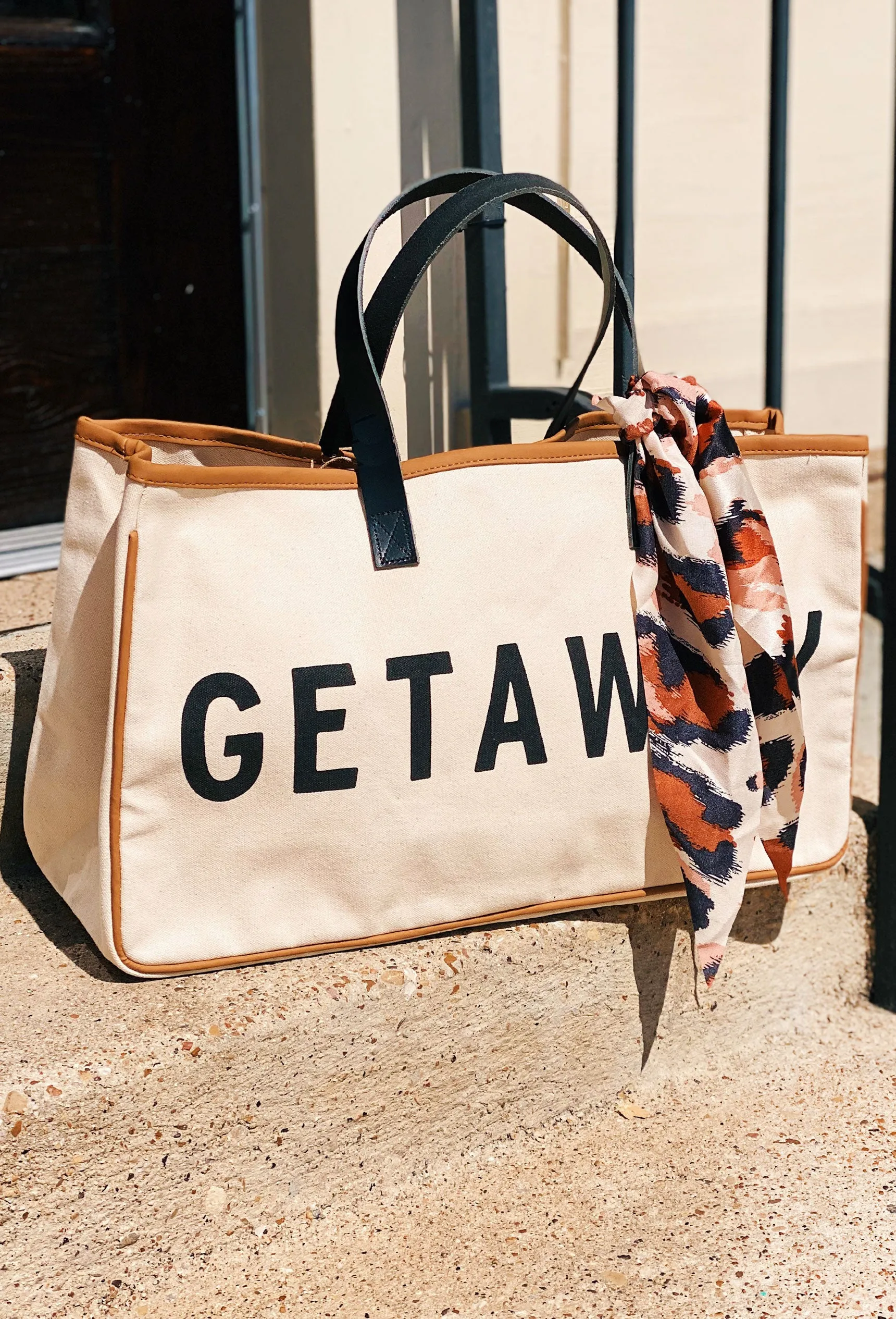 The Getaway Canvas Tote