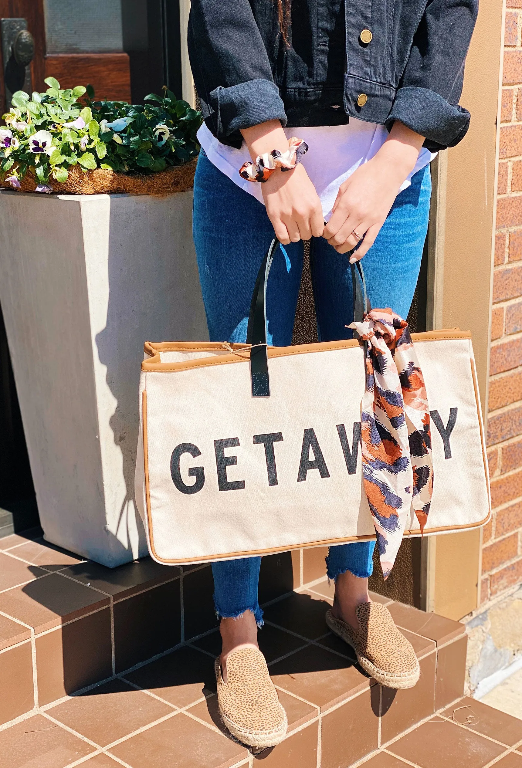 The Getaway Canvas Tote