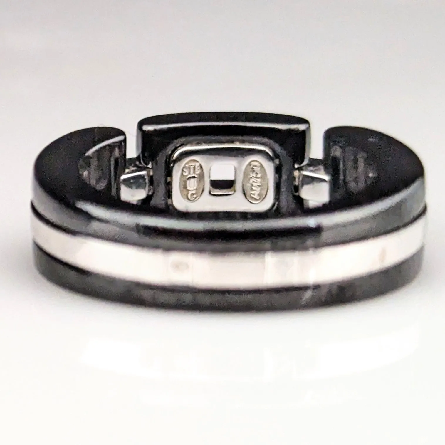 The Paris - CHANEL Ultra 18k White Gold Black Ceramic Ring