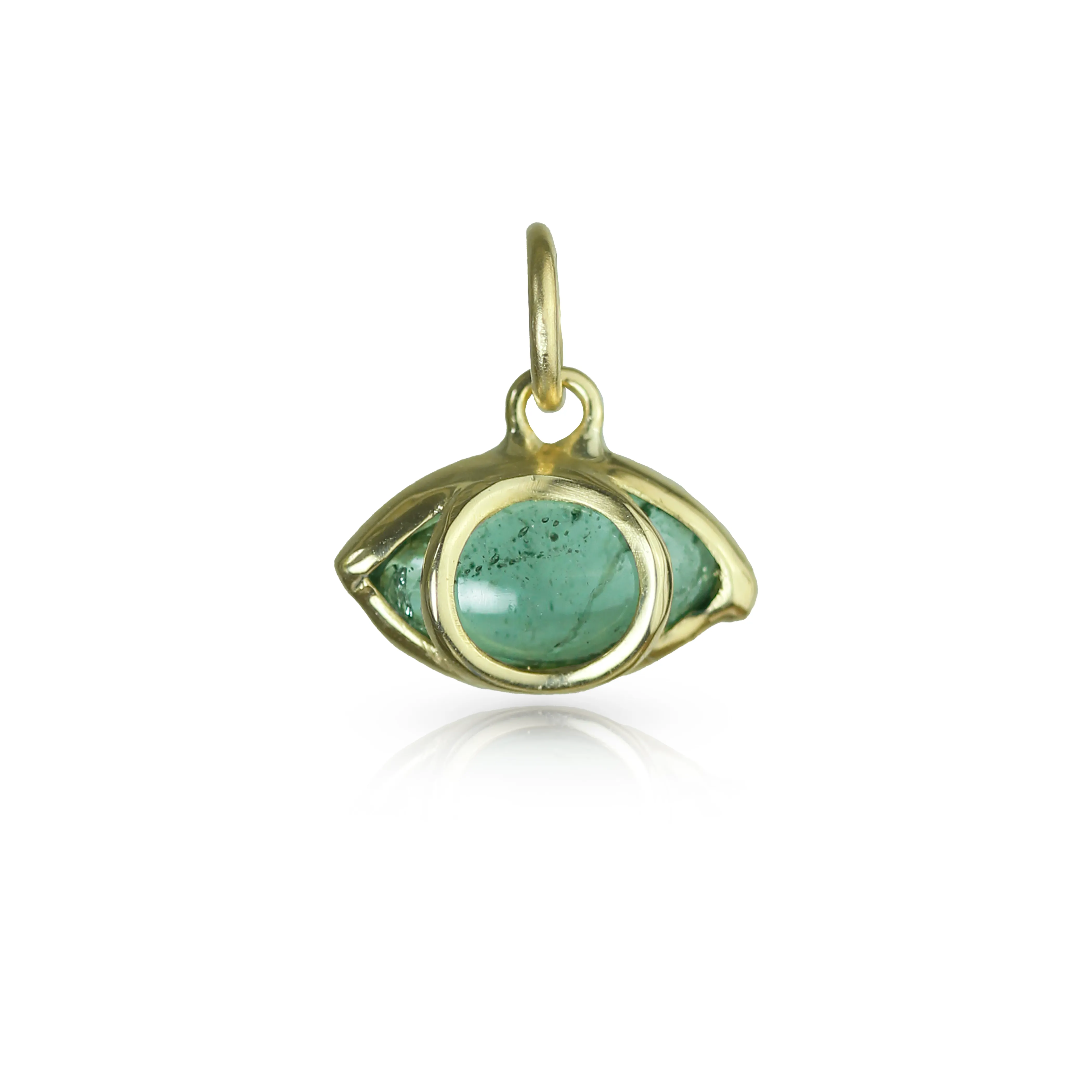 Third Eye Charm, Green Tourmaline