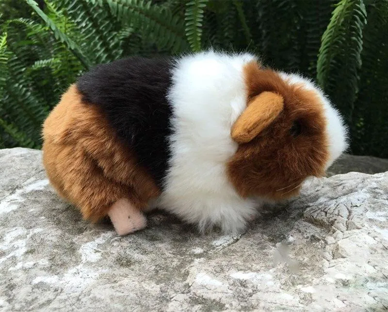 Three Color Lifelike Guinea Pig Plush Toy Real Life Mouse Rats Stuffed Animal Toys Christmas Gifts For Kids