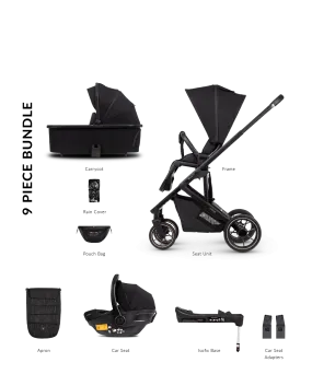 Venicci Empire 4in1 Travel System - Ultra Black