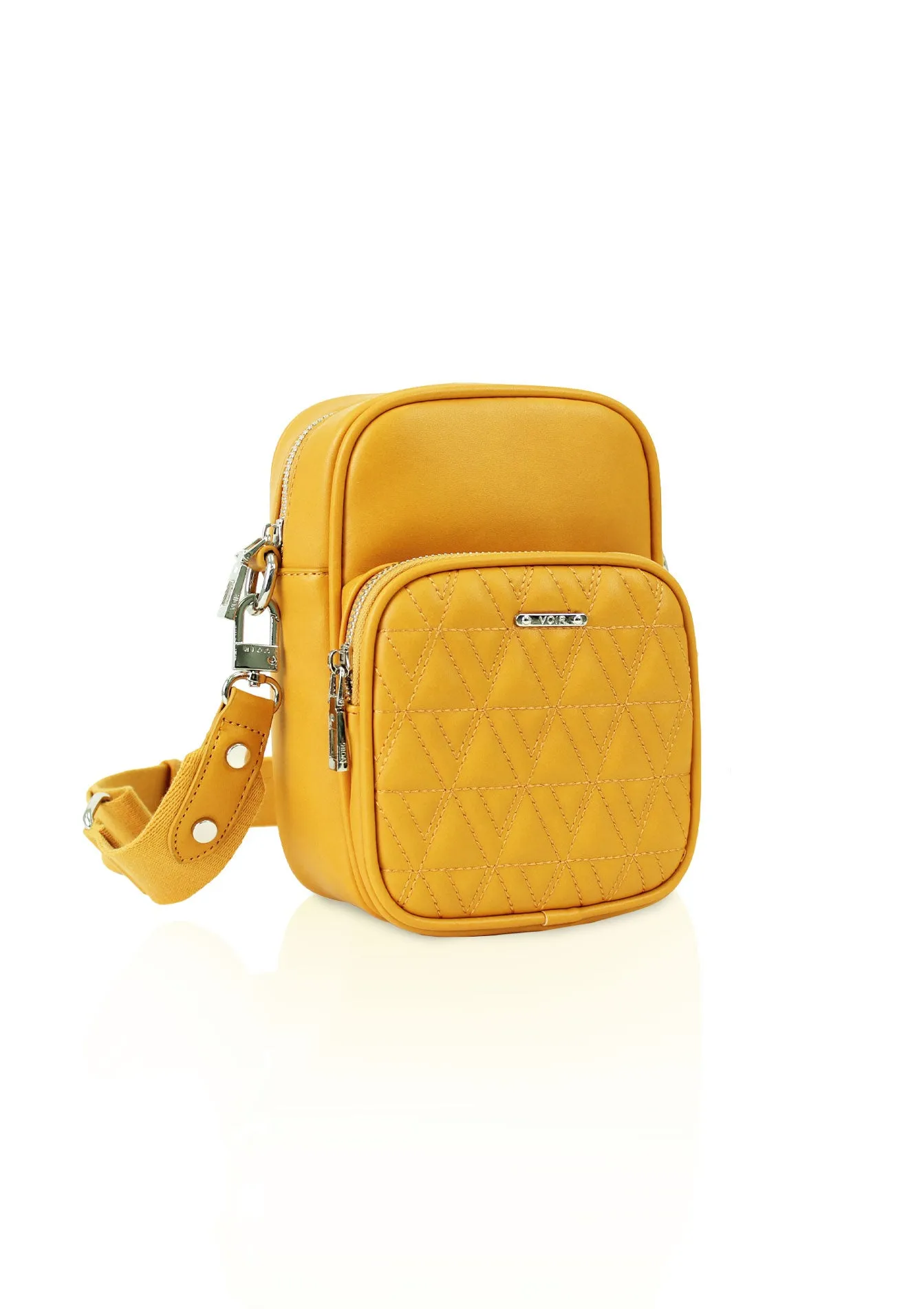 VOIR ANAIS Quilted Camera Crossbody Bag