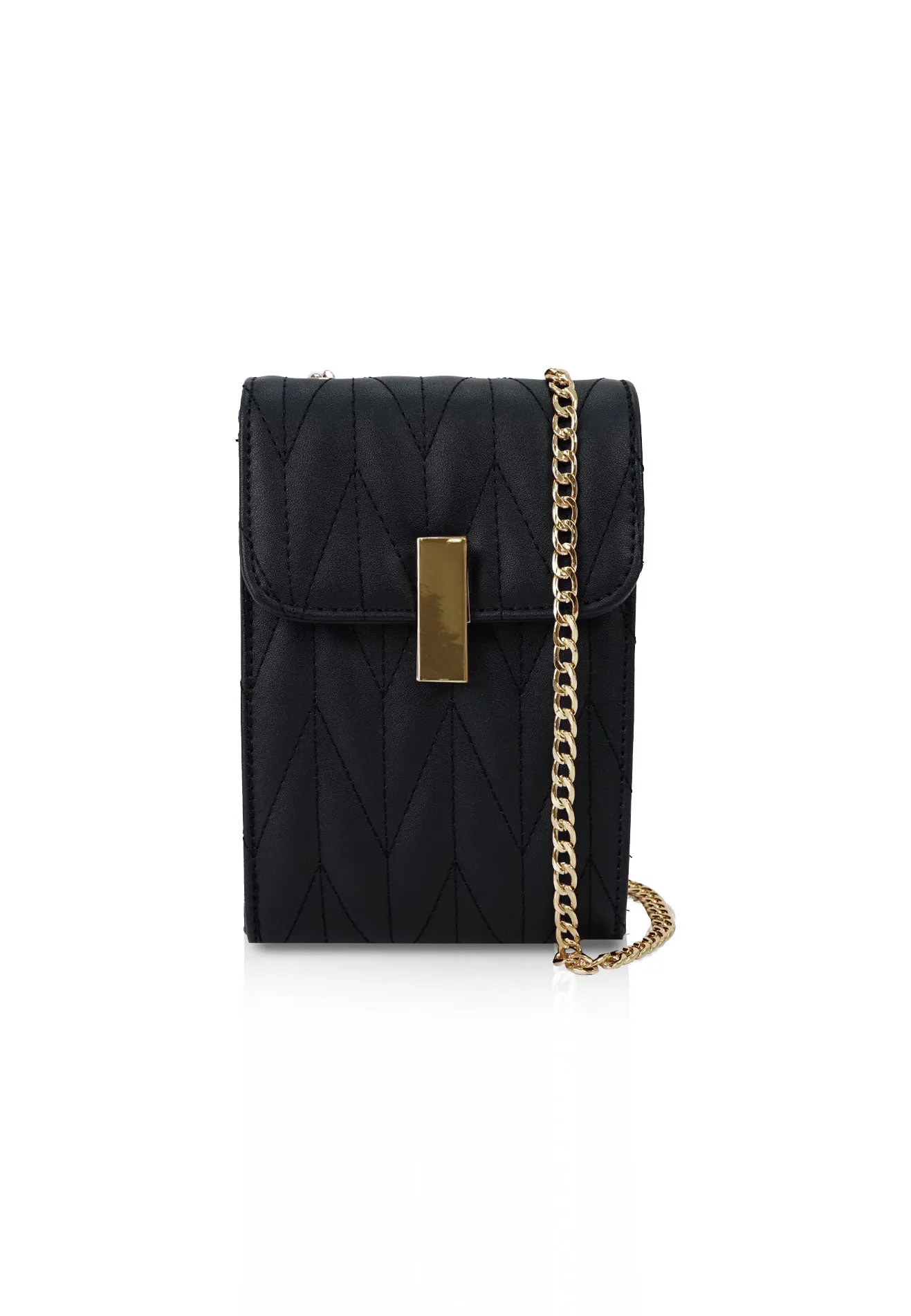 VOIR Elongated Quilted Chain Bag