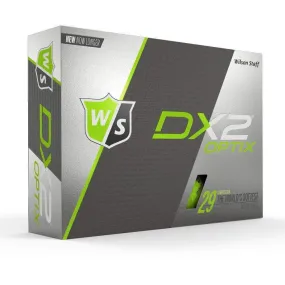 Wilson Balles DX2 Optix Green (boite de 12)