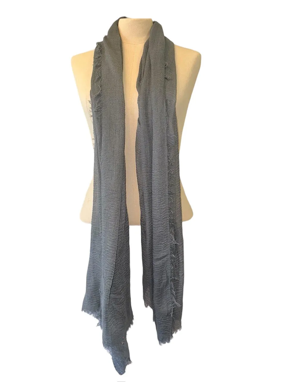 Wrap/Scarf in charcoal by Market Co